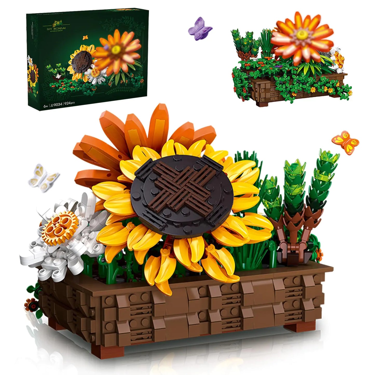 Flower Botanical Bonsai Sunflower