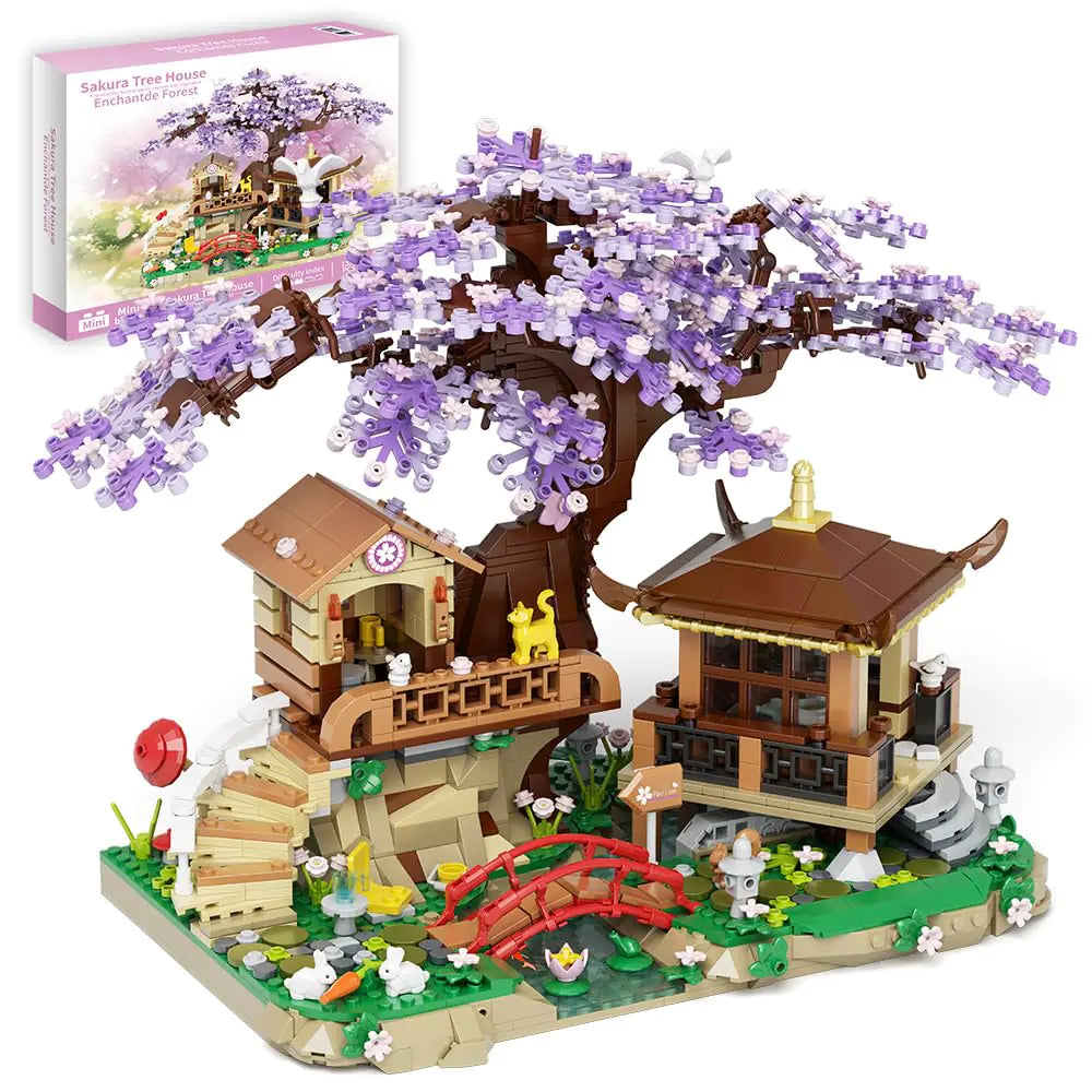 APAWR Cherry Blossom Tree Bonsai Architecture