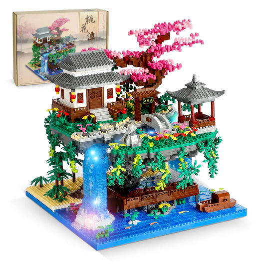 LEGO Peach Blossom Pond Micro Mini Building Block